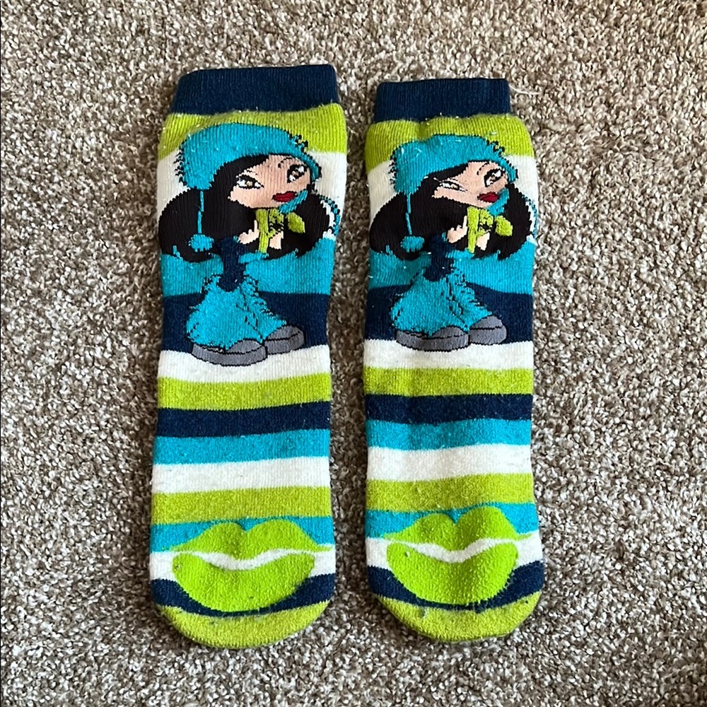 Bratz Blue and Green Anti-Slip Socks
